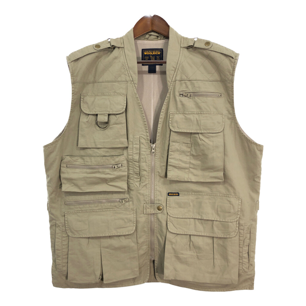 Woolrich ベージュ ダウンベスト　ウールリッチ 楽天市場】【中古】WOOLRICH | ウールリッチ タクティカルベスト