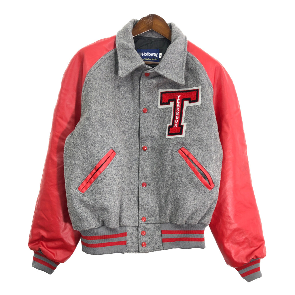 楽天市場】80年代 USA製 HOLLOWAY ホロウェイ ウール レザー