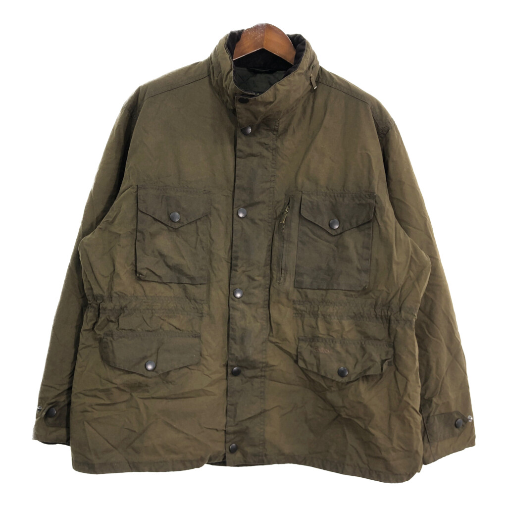 Barbour バブアー オイルド サッパージャケット 大きいサイズ グリーン (メンズ XXL) 中古 古着 R6346｜YAMAHISA USEDCLOTHINGSHOP