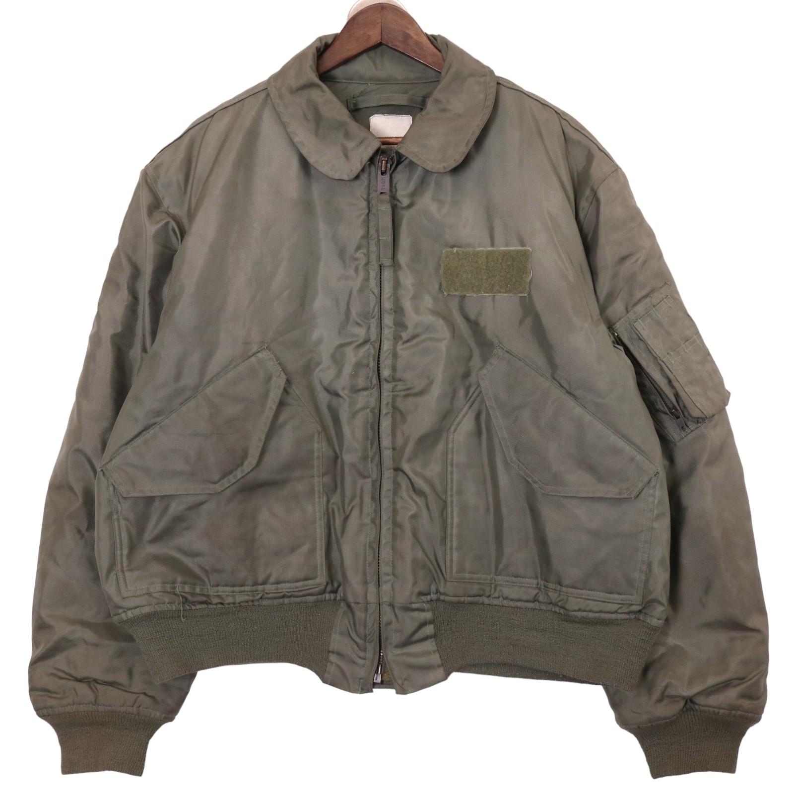 90年代 米軍実物 U.S.AIRFORCE CWU-45/P フライトジャケット ミリタリー (メンズ X-LARGE) 中古 古着 A0973|YAMAHISA USEDCLOTHINGSHOP