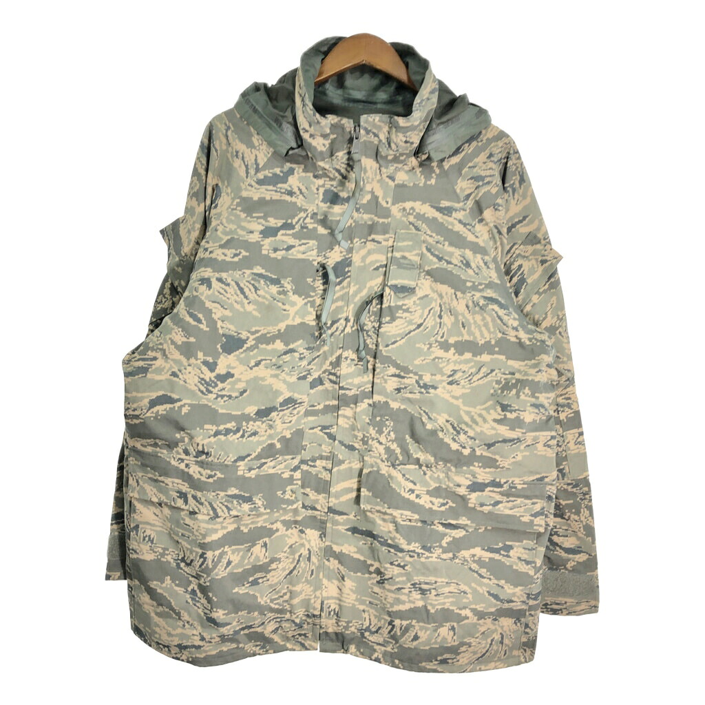 00年代 USA製 TENNESSEE APPAREL U.S.AIRFORCE APECS GORETEXパーカージャケット ミリタリー ABUカモ (メンズ XL LONG) 中古 古着 R7106｜YAMAHISA USEDCLOTHINGSHOP