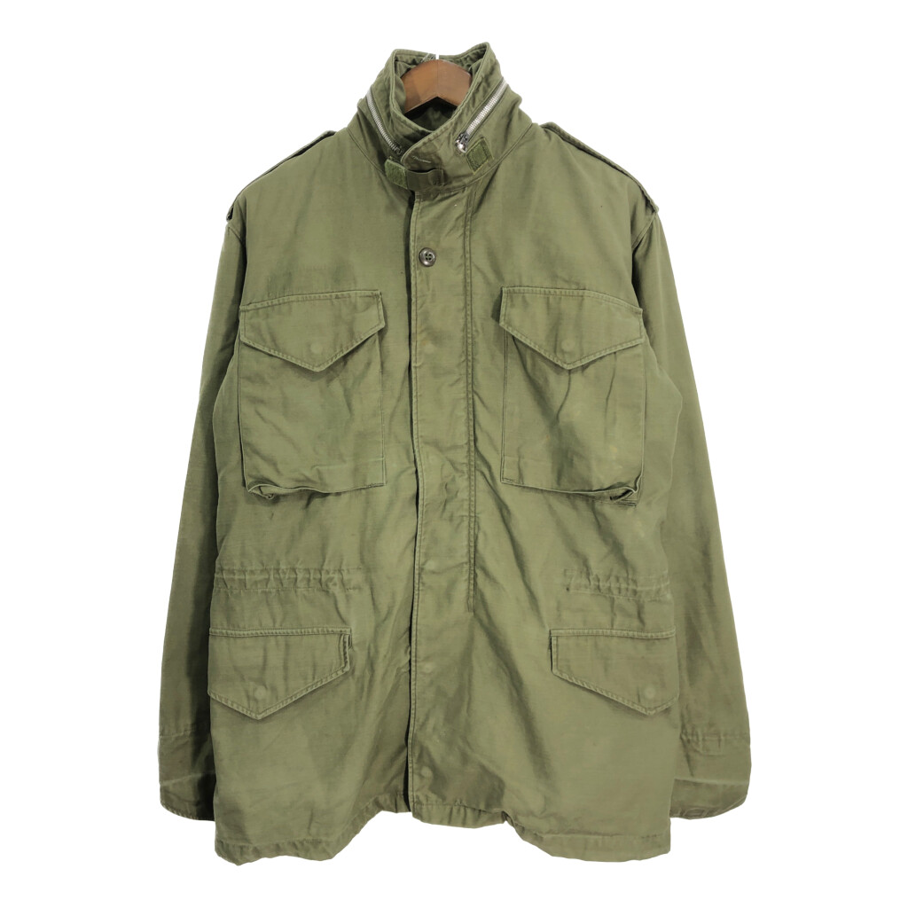 60年代 米軍実物 U.S.ARMY M-65 フィールドジャケット 2nd ミリタリー オリーブ (メンズ M相当) 中古 古着 R7149｜YAMAHISA USEDCLOTHINGSHOP