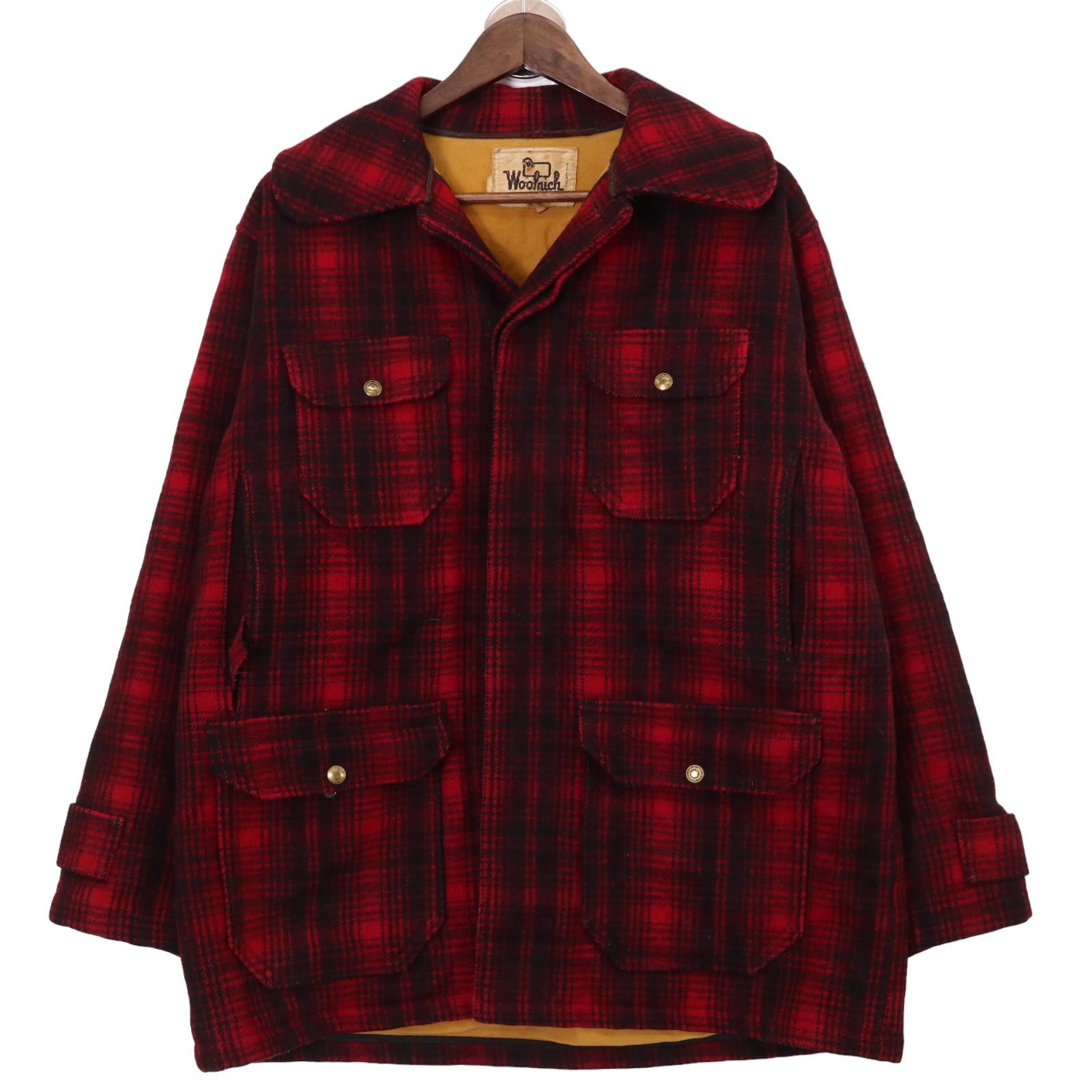 楽天市場】50年代 WOOLRICH ウールリッチ マッキーノジャケット レッド