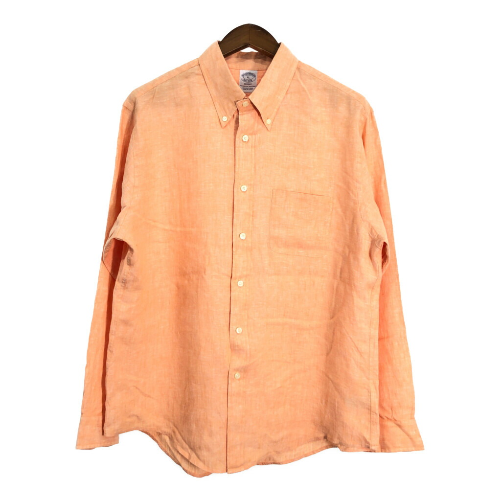 楽天市場】Brooks Brothers 100% アイリッシュ リネン 長袖 ボタン