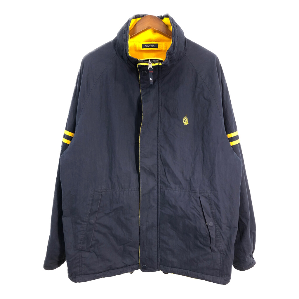 NAUTICA sports リバーシブルジャケット Vintage 90s Nautica Sport Reversible Blue and Yellow Jacket