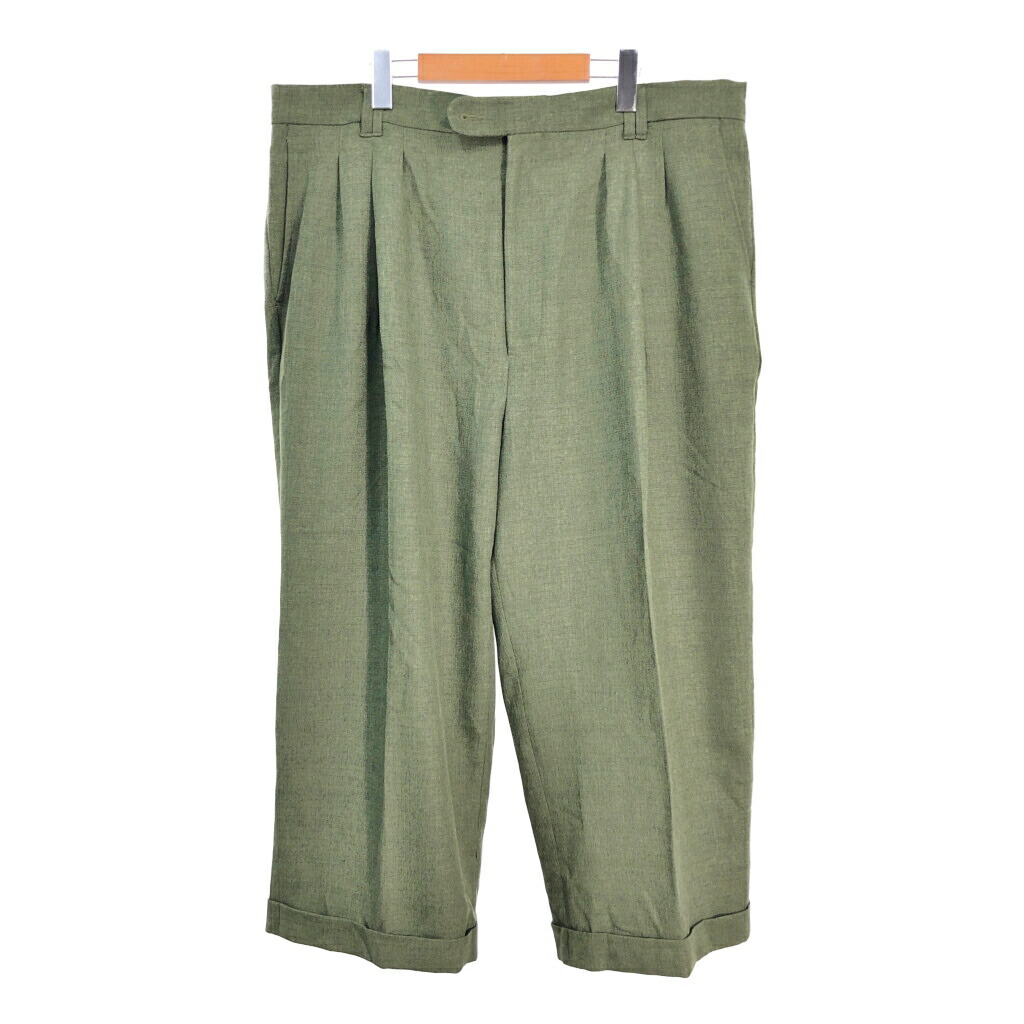 90's unknown ブルーチェック フレアスラックス cityboy Perfect Suit FActory スラックス シャドウチェック スラックス