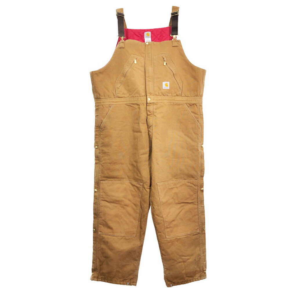 美品　カーハート　32inch ブラウン　サロペット　オーバーオール carhartt - 美品 カーハート オーバーオール 34 ✖️32 2054の