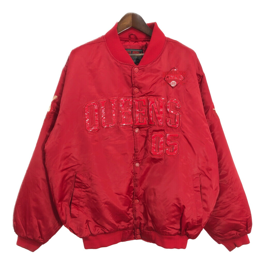楽天市場】90年代 FUBU フブ ナイロン スタジアムジャケット レッド 楽天市場】90年代 FUBU フブ ナイロン スタジアムジャケット レッド