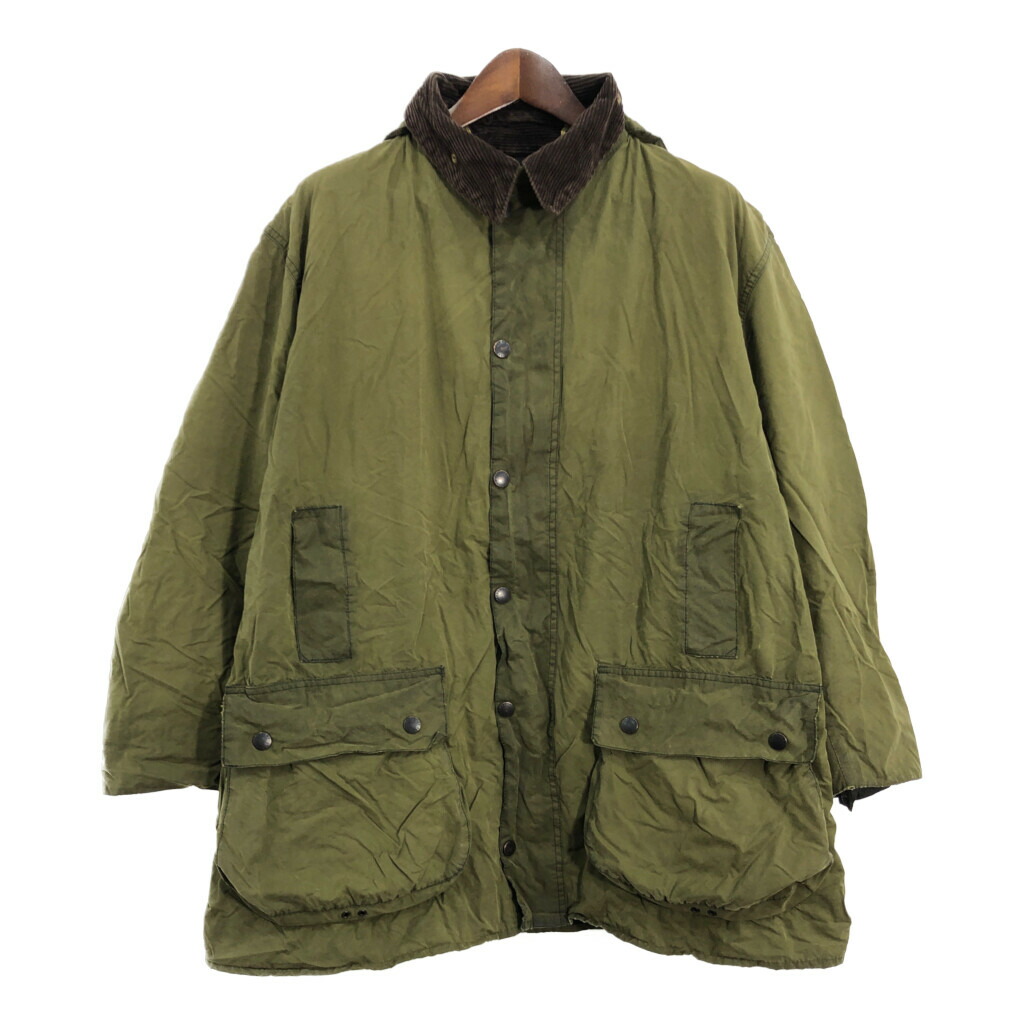 メンテ済 Barbour バブアー ボーダー 90s 42 ネイビー リワックス メンテ済 Barbour バブアー ボーダー 90s 42 ネイビー リワックス Mint