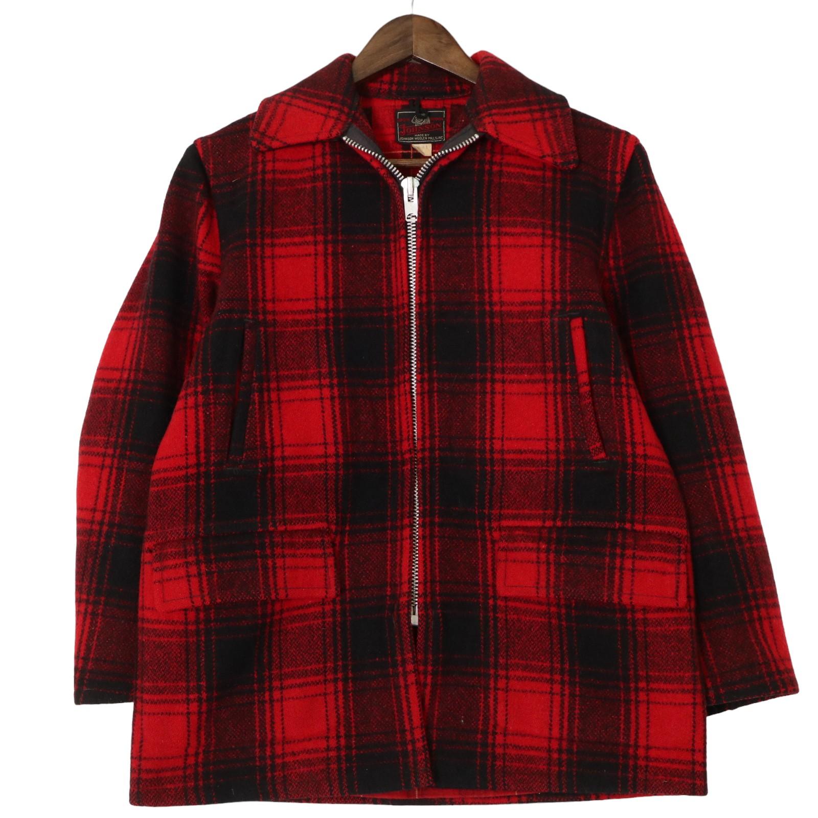 Johnson Woolen Mills チェック柄ジャケット Johnson Woolen Mills チェック柄ジャケット Men's Lined Wool