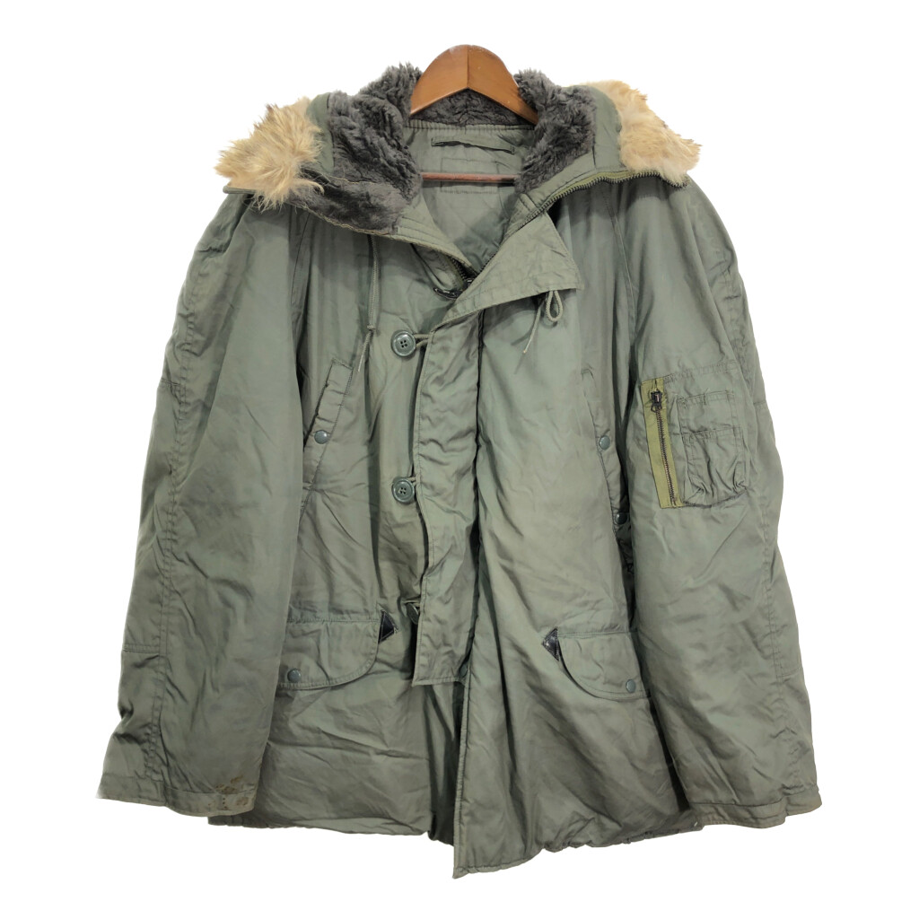 70年代 米軍実物 U.S.AIRFORCE N-3B フライトジャケット ミリタリー (メンズ X-LARGE) 中古 古着 R8466|YAMAHISA USEDCLOTHINGSHOP
