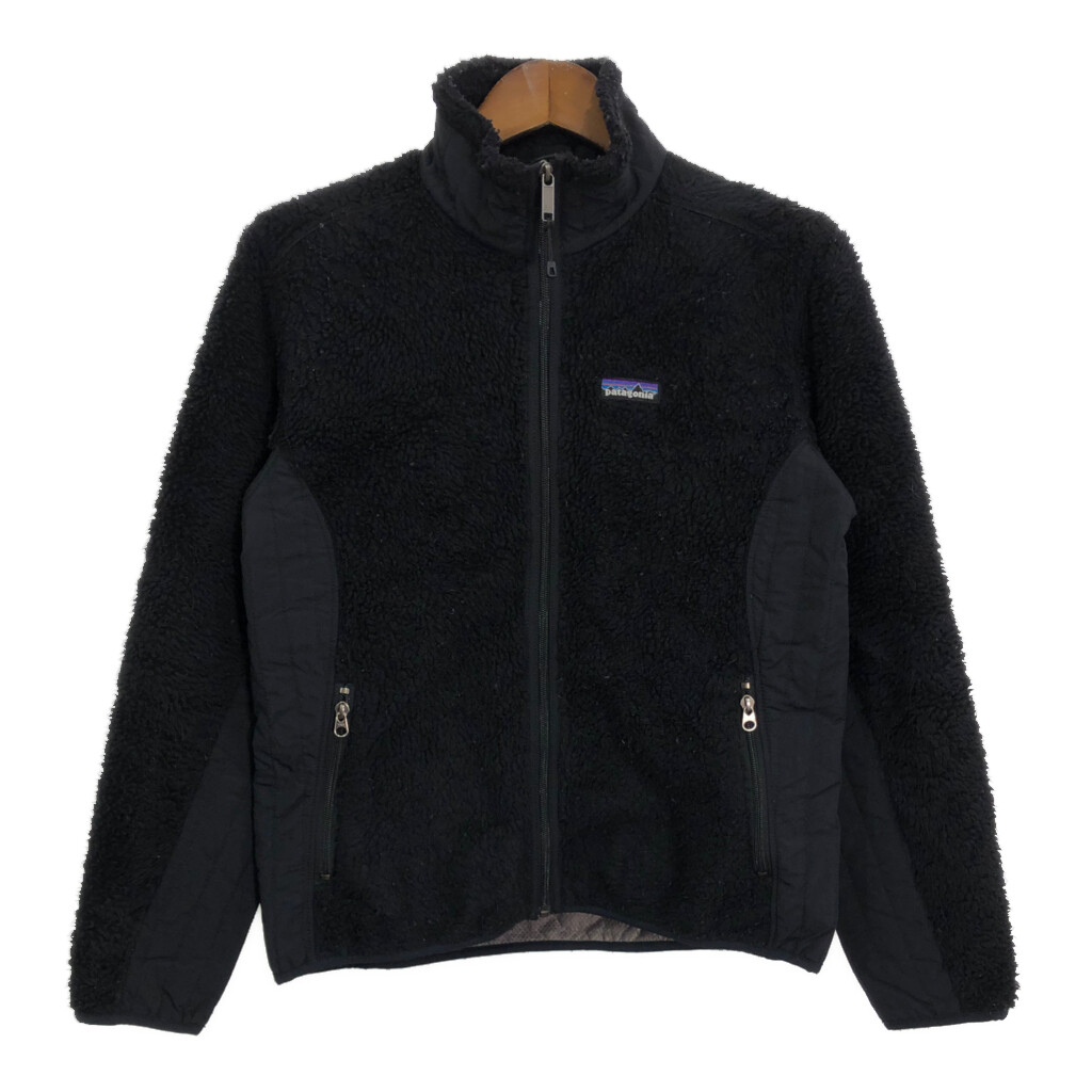 00年代 patagonia パタゴニア Retro-X レトロX フリースジャケット アウトドア ブラック (レディース L) 中古 古着 R8476｜YAMAHISA USEDCLOTHINGSHOP