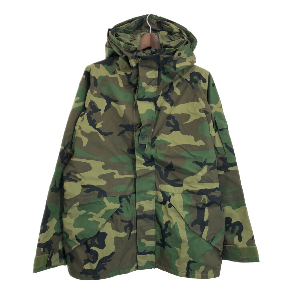 80s 米軍実物 Gen1 最初期型 ECWCS パーカー M ウッドランド迷彩 米軍ECWCS Gen1後期型ゴアテックスパーカー ウッドランド迷彩MEDIUM