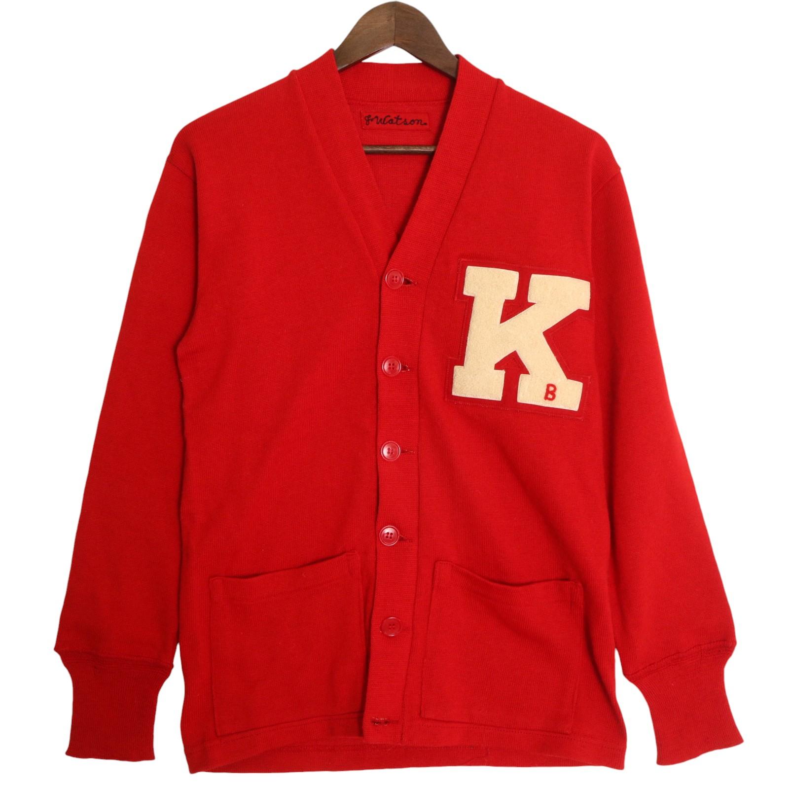 楽天市場】50年代 Burton's レタードニット ウール カーディガン