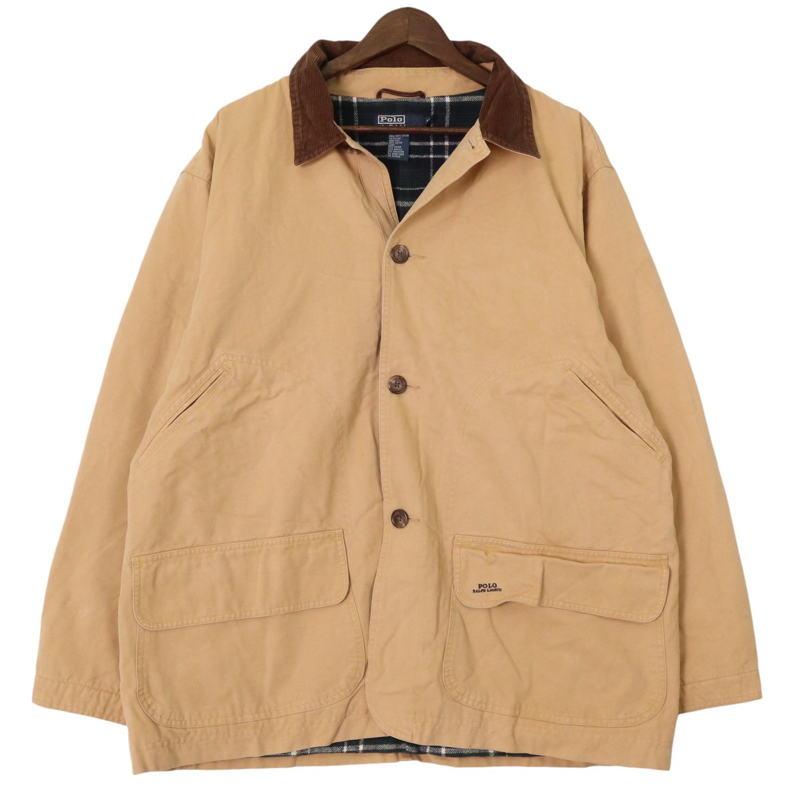 楽天市場】Polo Ralph Lauren Pique Hunting Jacket 茶 M ポロラルフ