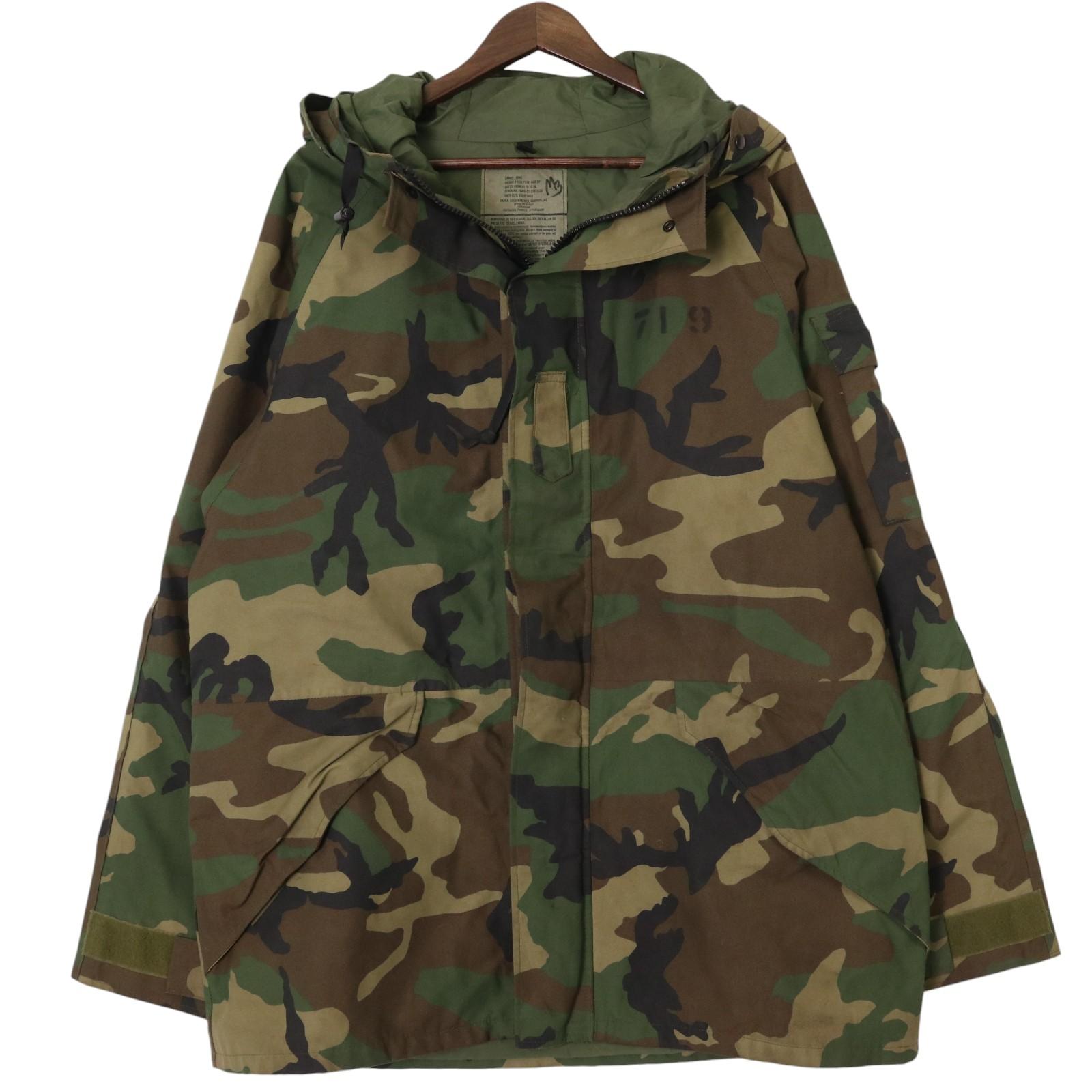 00年代 米軍実物 U.S.ARMY ECWCS GEN1 GORE-TEX パーカージャケット ミリタリー ウッドランドカモ (メンズ LARGE REGULAR) 中古 古着 A1586|YAMAHISA USEDCLOTHINGSHOP