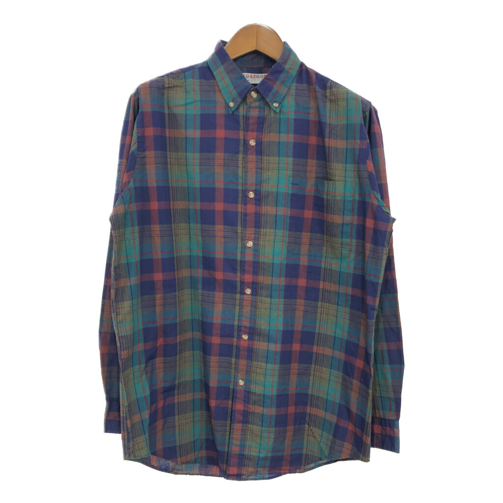 60S 70S　McGREGOR　オンブレ　レーヨン　ヴィンテージ　USA製 70's McGREGOR レーヨンシャツ 