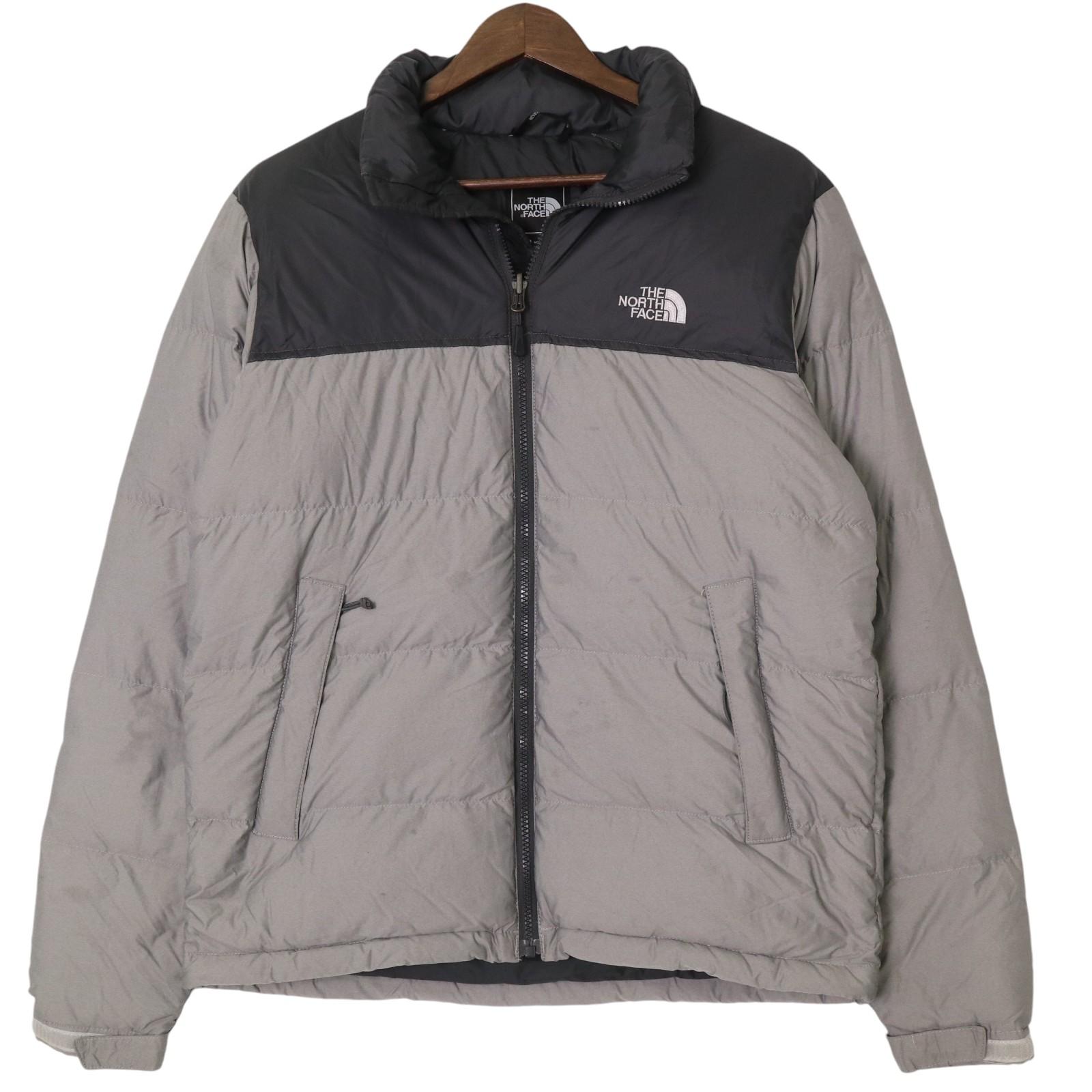 THE NORTH FACE ノースフェイス Nuptse ヌプシ ダウンジャケット アウトドア グレー (メンズ S) 中古 古着 A1962|YAMAHISA USEDCLOTHINGSHOP