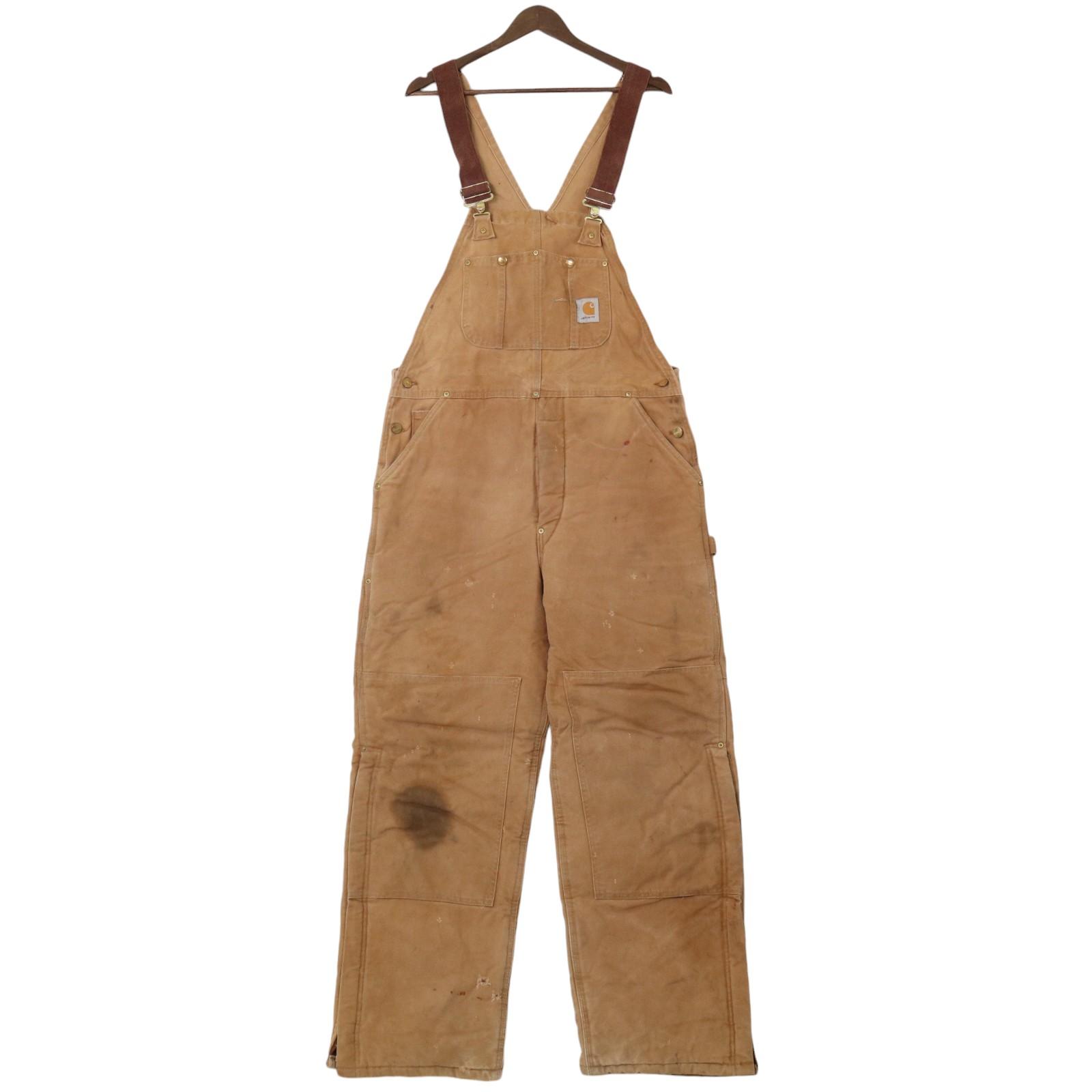 楽天市場】80年代 USA製 Carhartt カーハート ダック ダブルニー ビブ