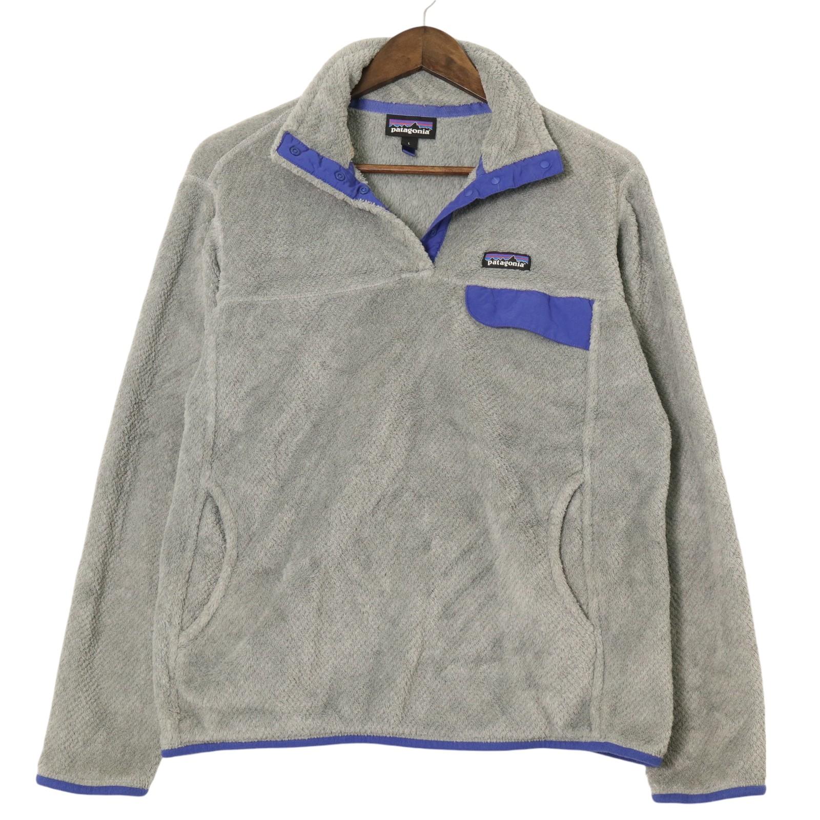 パタゴニア リツール スナップT プルオーバー ジャケット レディース L / 古着 17年製 Patagonia フリース アウトドア ブルゾン ハイネック
