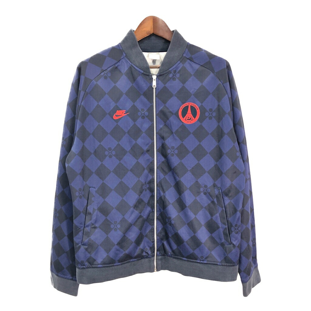 超美品 パリ・サンジェルマン 17-18シーズン トラックジャケット PSG(パリサンジェルマン)x Nike Jordan ☆ トラックジャケット (Nike