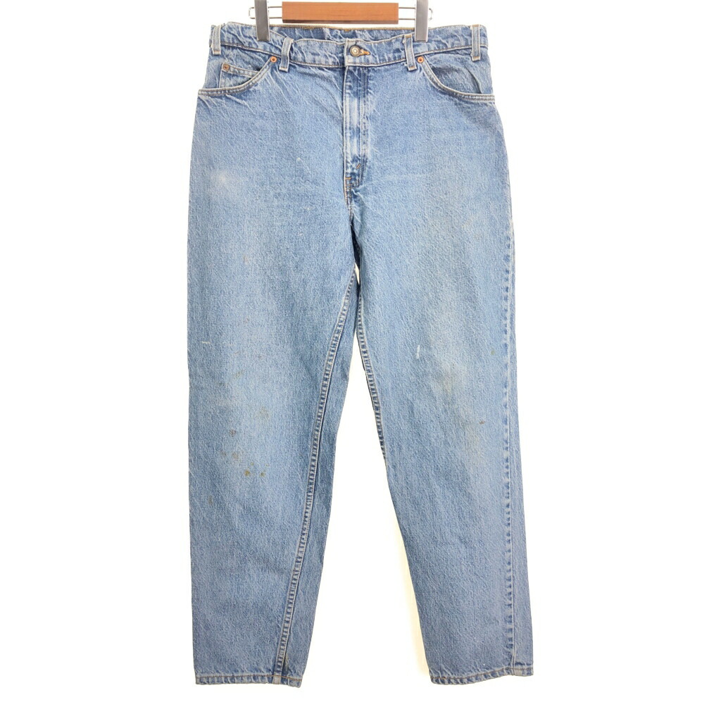 リーバイス550 ブルーデニム　ジーンズ　古着W36 L30 Levi's 550】 W36×L30 Denim リーバイス 550 ライトブルー