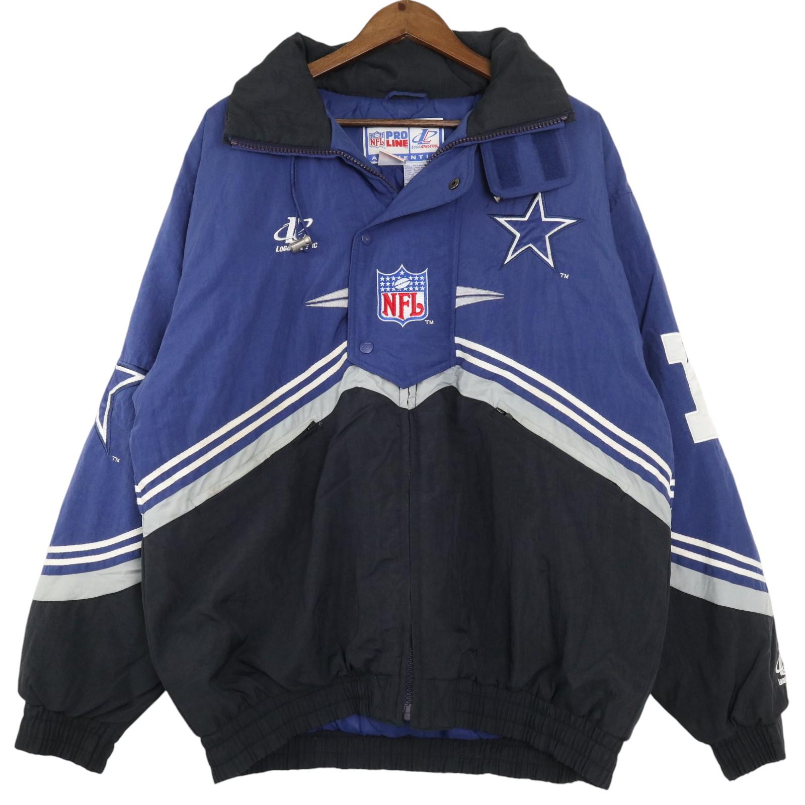 NFL ダラスカウボーイズ　ナイロンプルオーバー プロプレイヤー ダラス・カウボーイズ ジャケット XG/XL NFL Dallas