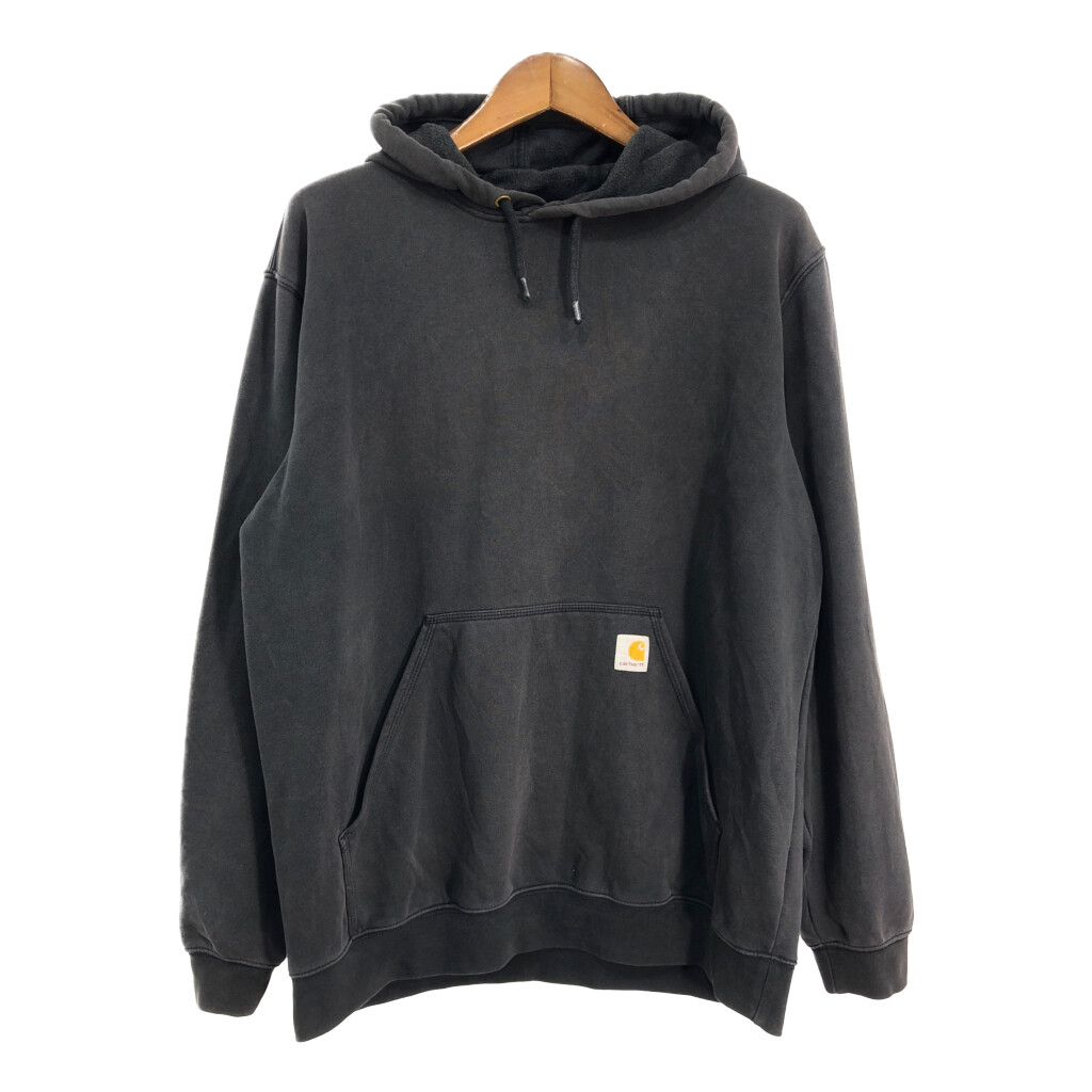 【送料無料】 新品未使用 タグ付き Carhartt カーハート ロゴ パーカー CARHARTT カーハート ロゴ 刺繍 DEKALB ダック地パーカー