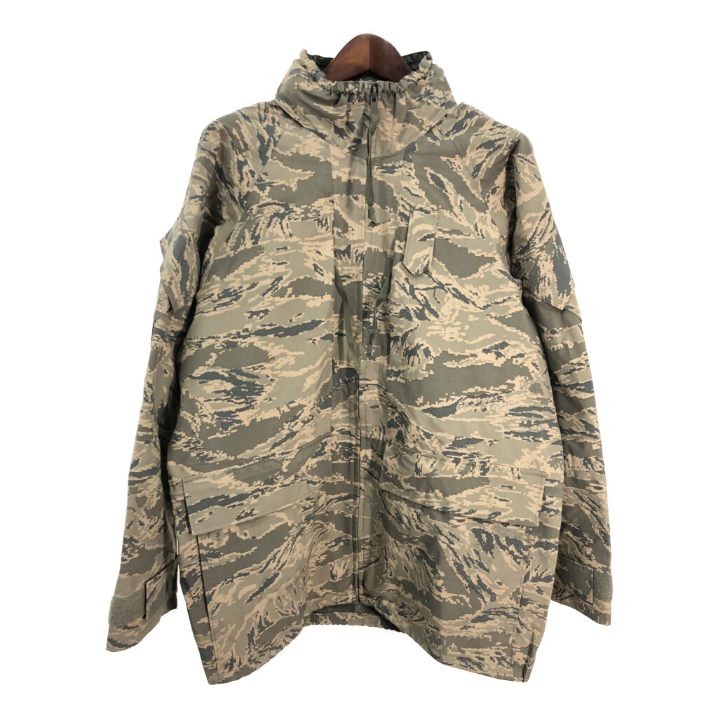00年代 米軍実物 U.S.AIRFORCE APECS GORETEX パーカージャケット ミリタリー ABUカモ (メンズ LARGE LONG) 中古 古着 S4724｜YAMAHISA USEDCLOTHINGSHOP 11,935円