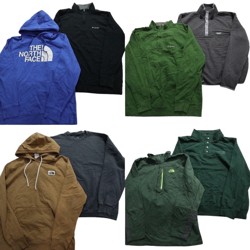【楽天市場】古着卸 まとめ売り アウトドアブランドMIX スウェット 8枚セット (メンズ XL /2XL ) エルエルビーン ノースフェイス