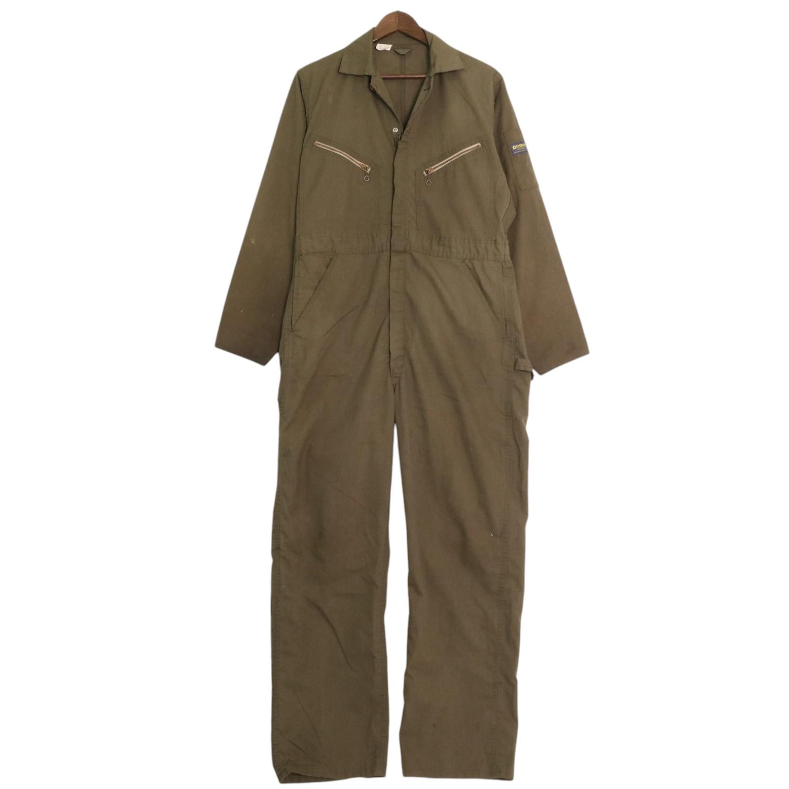 70年代 OSHKOSH オシュコシュ オールインワン ワーク オリーブ (メンズ 40) 中古 古着 A2833｜YAMAHISA USEDCLOTHINGSHOP