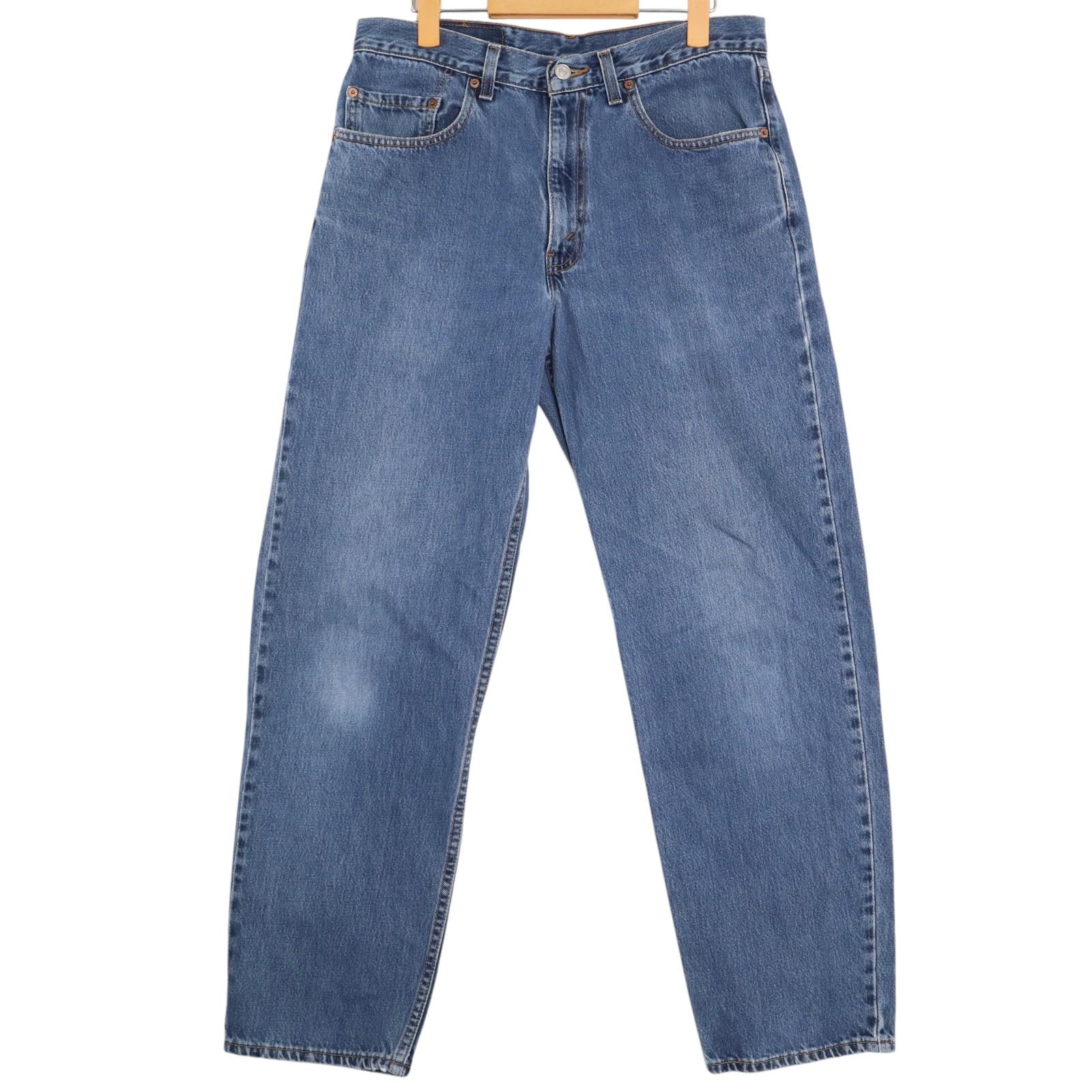 00年代 USA製 Levi's リーバイス 550 デニムパンツ ブルー (メンズ W33 L30) 中古 古着 A2879