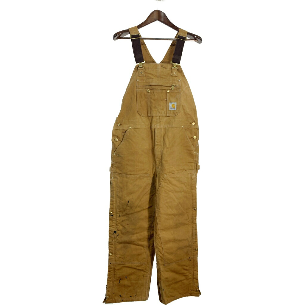 00s Carhartt オーバーオール USA製 ダブルニー 楽天市場】00年代 USA製 Carhartt カーハート ダック ダブルニー ビブ
