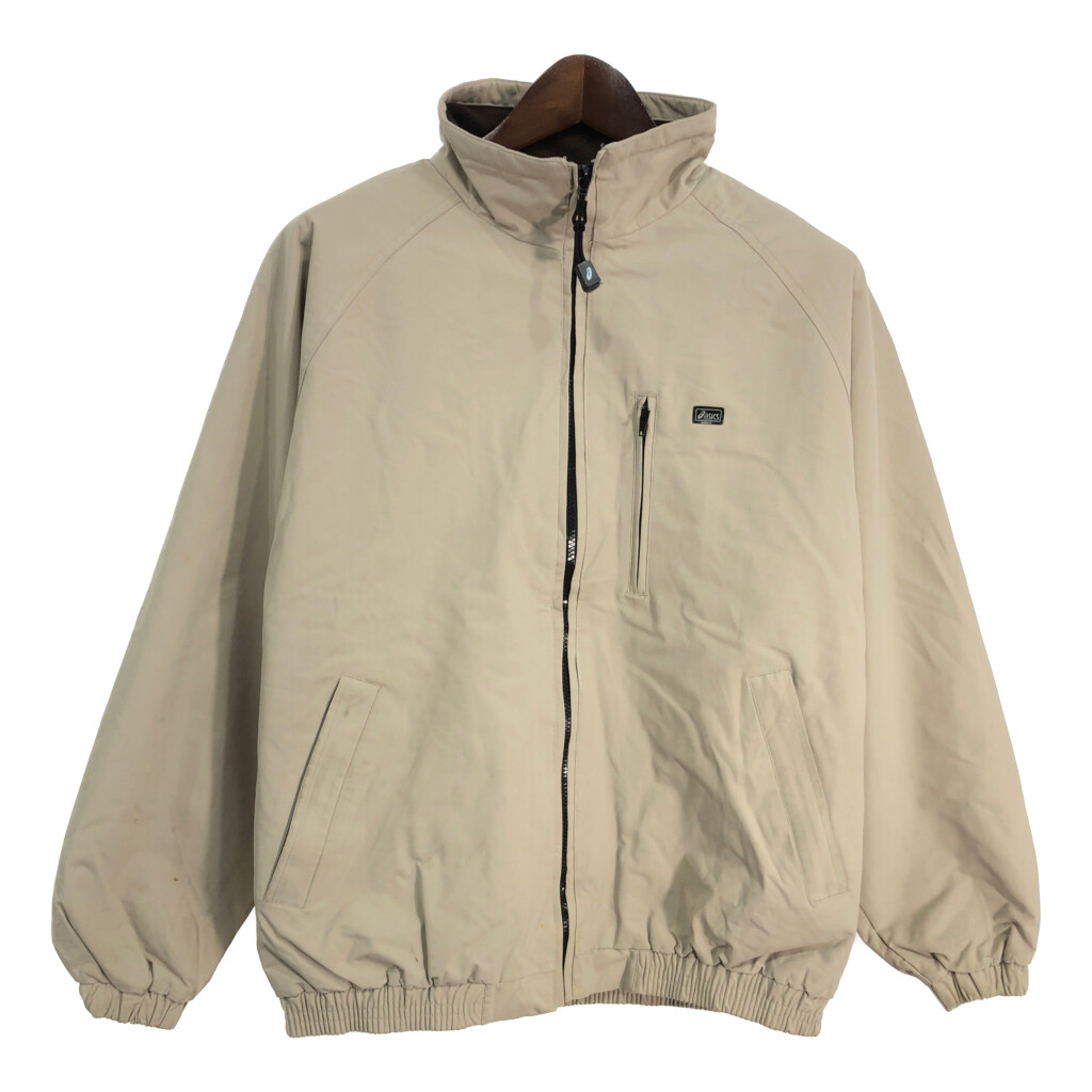 希少カナダ製！！【ASICS アシックス】ヴィンテージナイロンジャケット XL 古着 90年代 アシックス asics ナイロンジャケット カナダ製