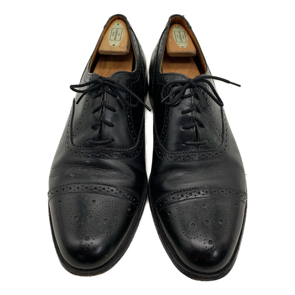 CHEANEY TWEED ブラック　27.5cm相当　内羽根　プレーントゥ CHEANEY TWEED ブラック 27.5cm相当 内羽根 プレーントゥ