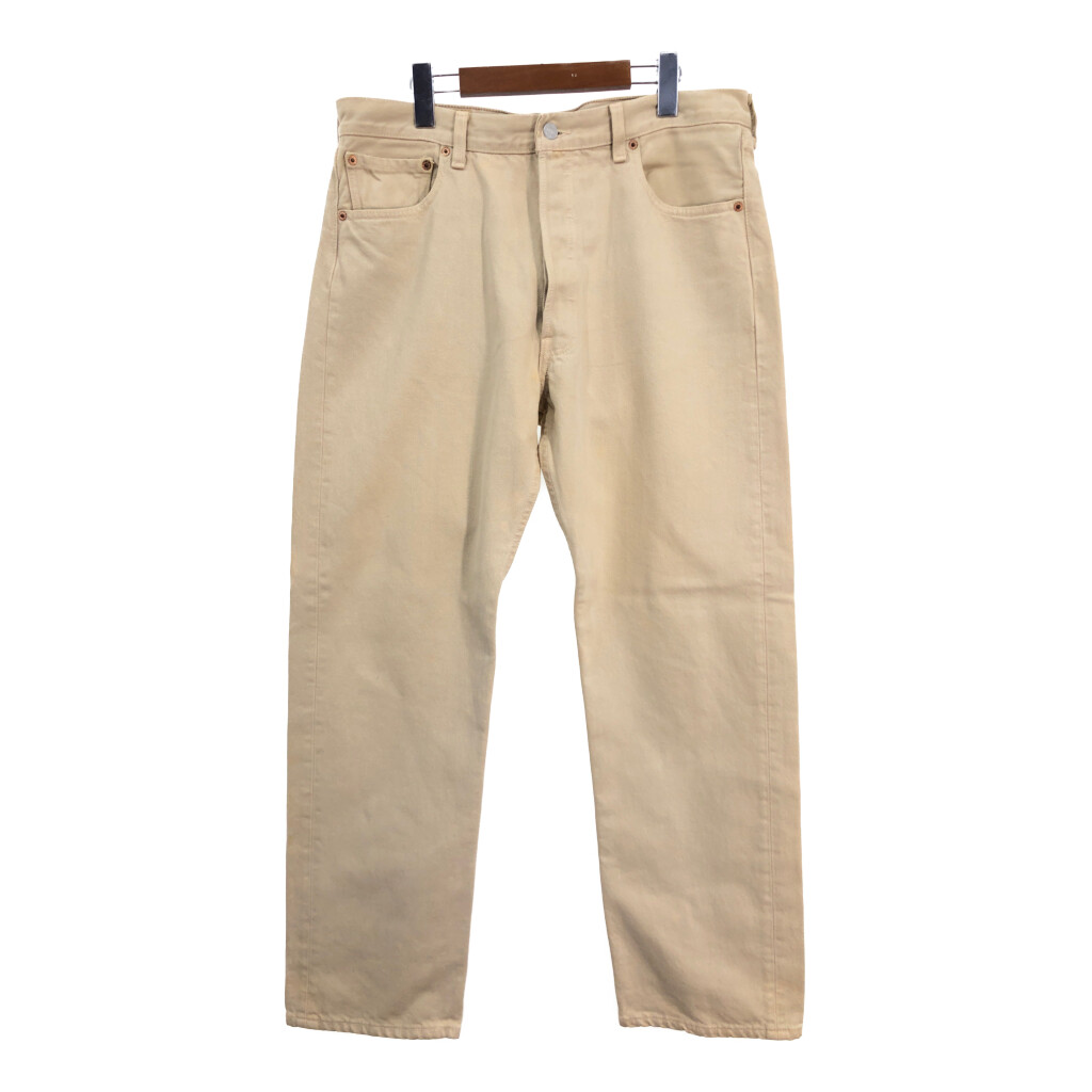 Levi's 501 90年代　USA製　ベージュ　W31 L32 楽天市場】90年代 Levi's リーバイス 501 デニムパンツ ベージュ
