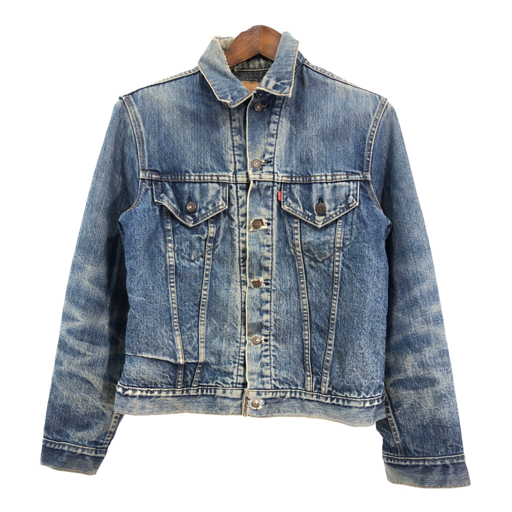 80's Levi's 71506 デニムジャケット 4ポケット 濃青 表記(42L