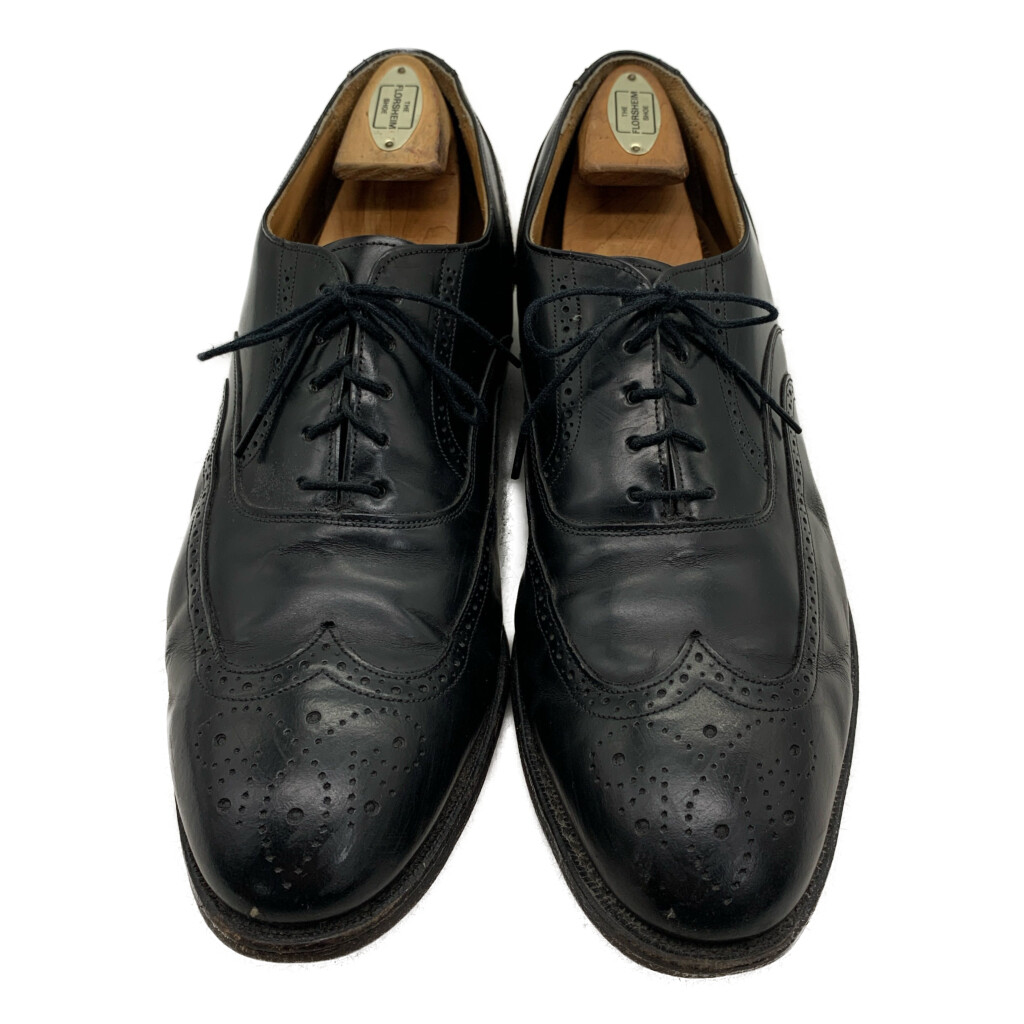 Johnston&Murphy ジョンストンアンドマーフィー OPTIMA ウィングチップ レザーシューズ ブラック (メンズ 10 D/B) 中古 古着 KA1775