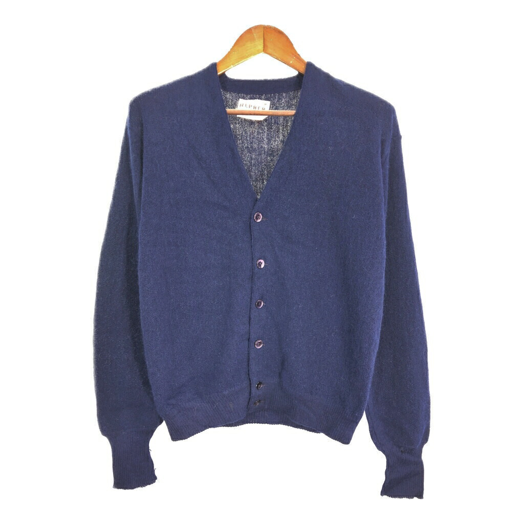 80s デッドストック モヘア アルパカ カーディガン 高級 80s デッド