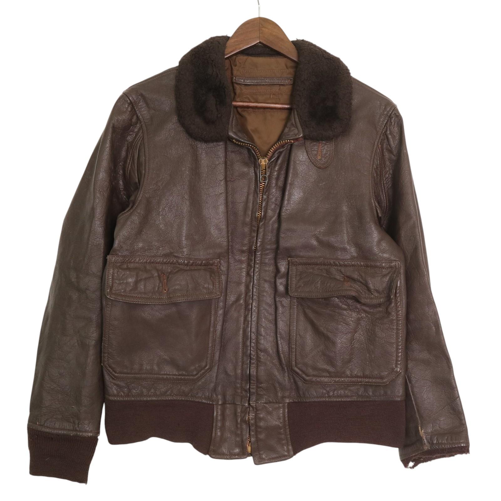 COOPER G-1 フライトジャケット 38R ブラウン COOPER G-1 フライトジャケット 38R ブラウン Schott ショット 本革