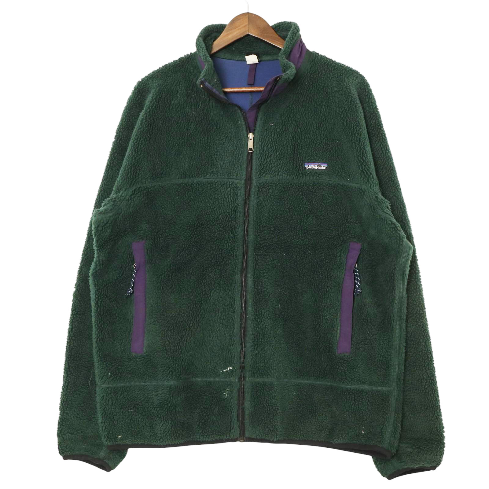 90sUSA製patagonia フリースジャケット 古着 パタゴニア グリーン 90sUSA製patagonia フリースジャケット 古着 パタゴニア グリーン