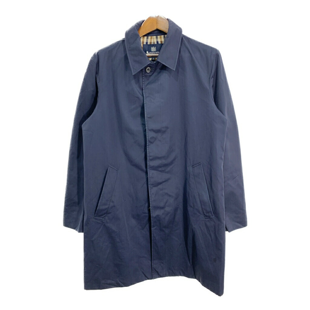 80s Aquascutum アクアスキュータム ステンカラーコート イギリス製 70年代 70s 80年代 80s アクアスキュータム イングランド製 茶色