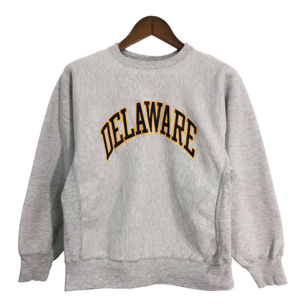 80年代 USA製 Champion チャンピオン REVERSE WEAVE リバースウィーブ スウェット カレッジ グレー (メンズ LARGE) 中古 古着 S7856