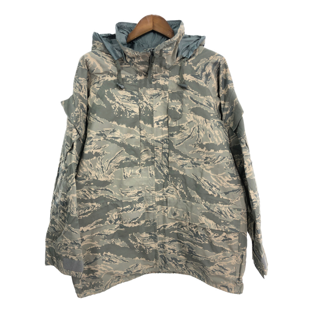 U.S.ARMY APECS GORETEX パーカージャケット ミリタリー UCPカモ グリーン (メンズ LARGE LONG) 中古 古着 S7829｜YAMAHISA USEDCLOTHINGSHOP
