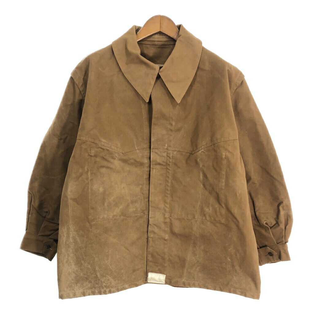 60s Vintage French workヘリンボーンツイルジャケット VINTAGE FRENCH WORKWEAR TWILL HERRINGBONE HBT JACKET 1960S