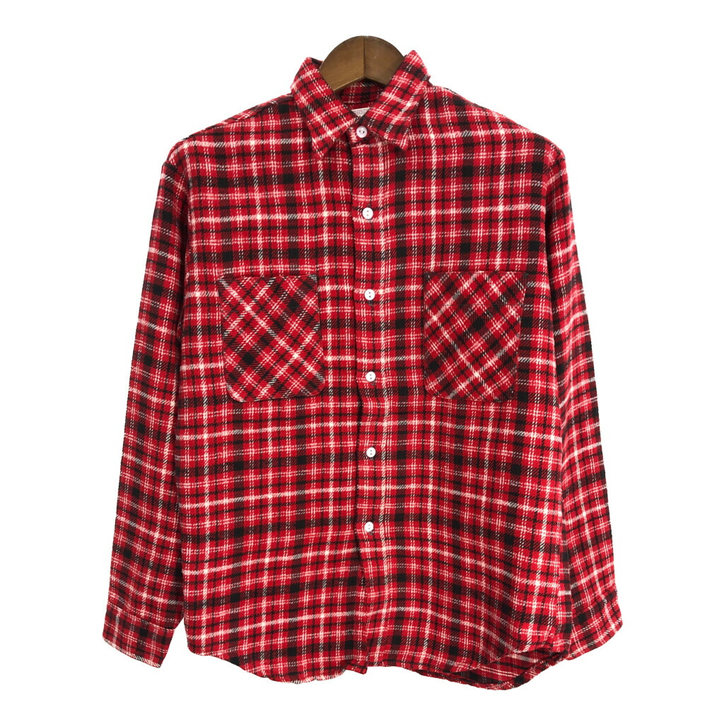 BIG MAC 60's ヘビーネルシャツ 単色タグ 赤チェック Lサイズ 楽天市場】90s BIG MAC チェック 長袖 ヘビー フランネル シャツ