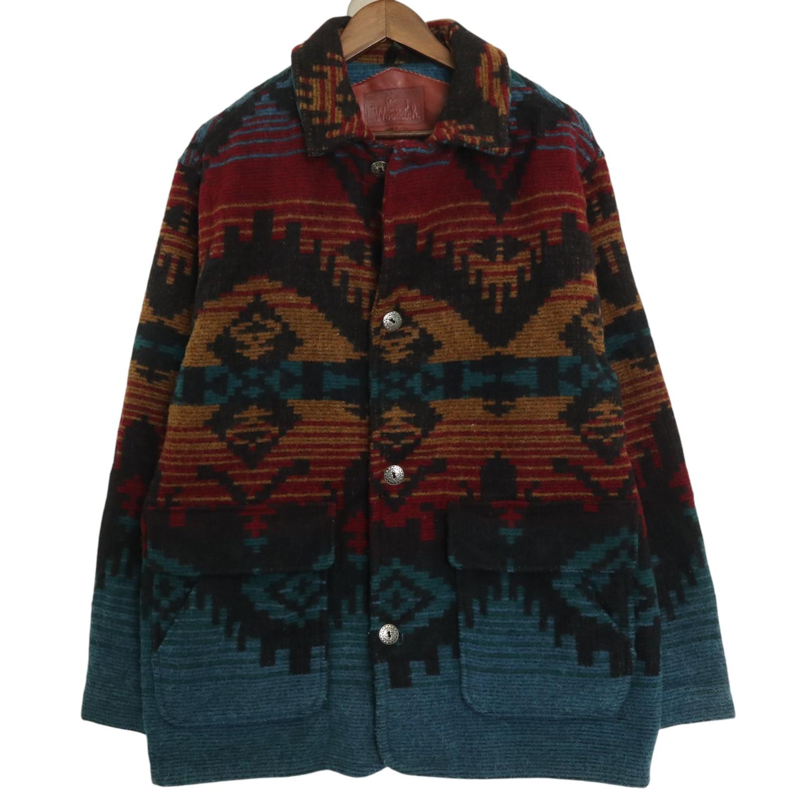 WOOLRICH ウールリッチ 80s USA製 ナイロン ヴィンテージ ロングコート S グリーン系 レディース main image 0