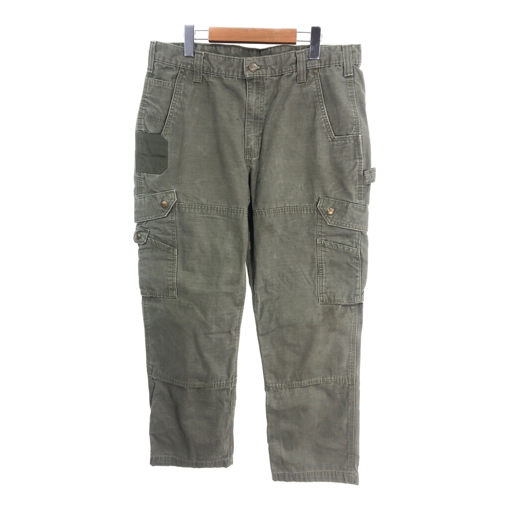 【最終値下げ！！】carhartt カーゴパンツ オリーブグリーン　古着 中古・古着通販】CarHartt (カーハート) ペインターパンツ