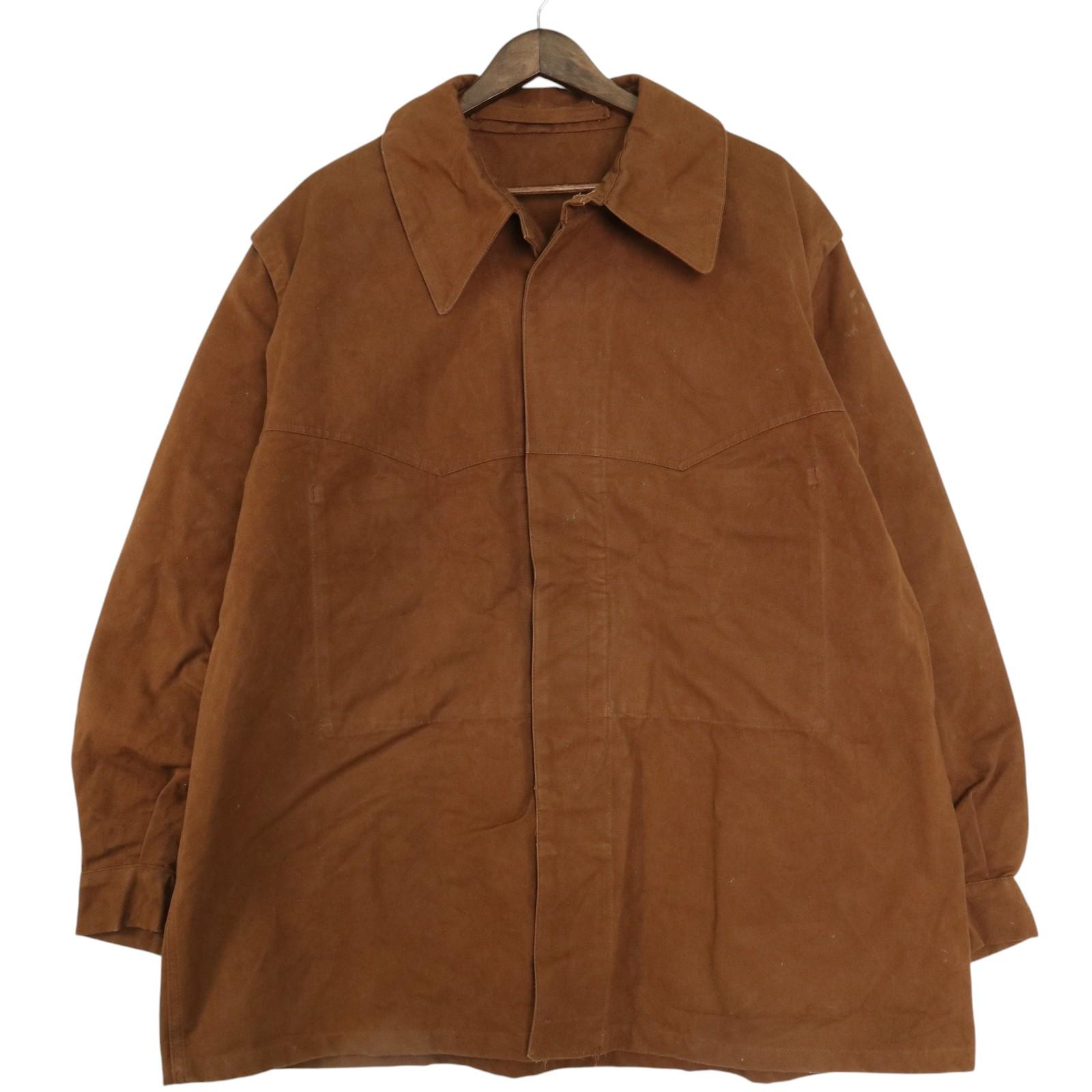 楽天市場】フレンチワーク ブラック モールスキン ワークジャケット