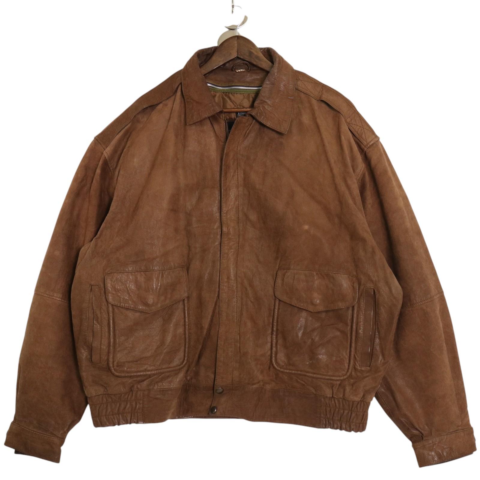 70s Schott レザー フライトジャケット A-2 ブラウン42 楽天市場】70年代 USA製 Schott ショット A-2 レザーフライト